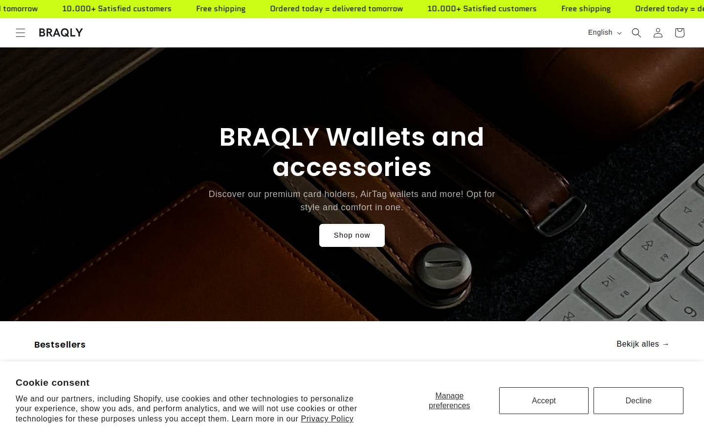 braqly.com homepage screenshot