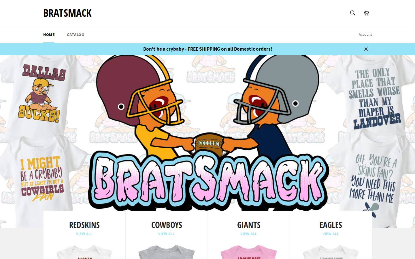 bratsmack.com homepage screenshot