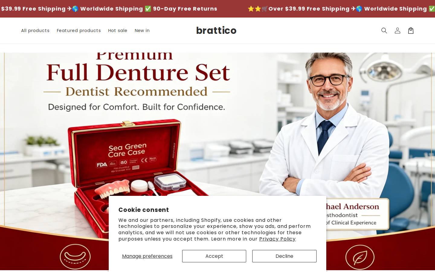 brattico.com homepage screenshot