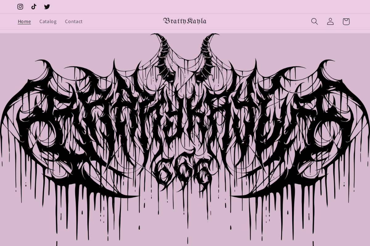 brattykayla666.com homepage screenshot