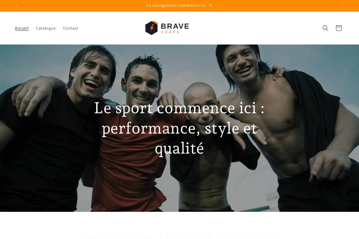 braveshape.com homepage screenshot