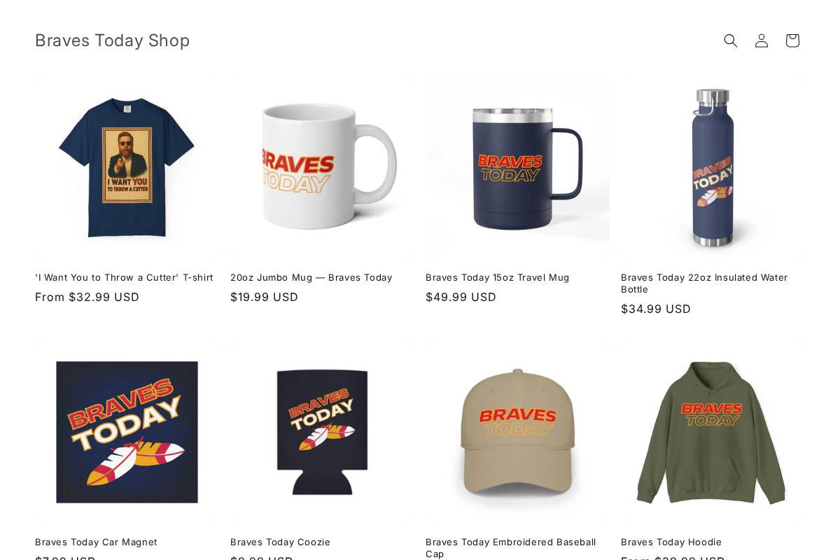 bravestoday.shop homepage screenshot