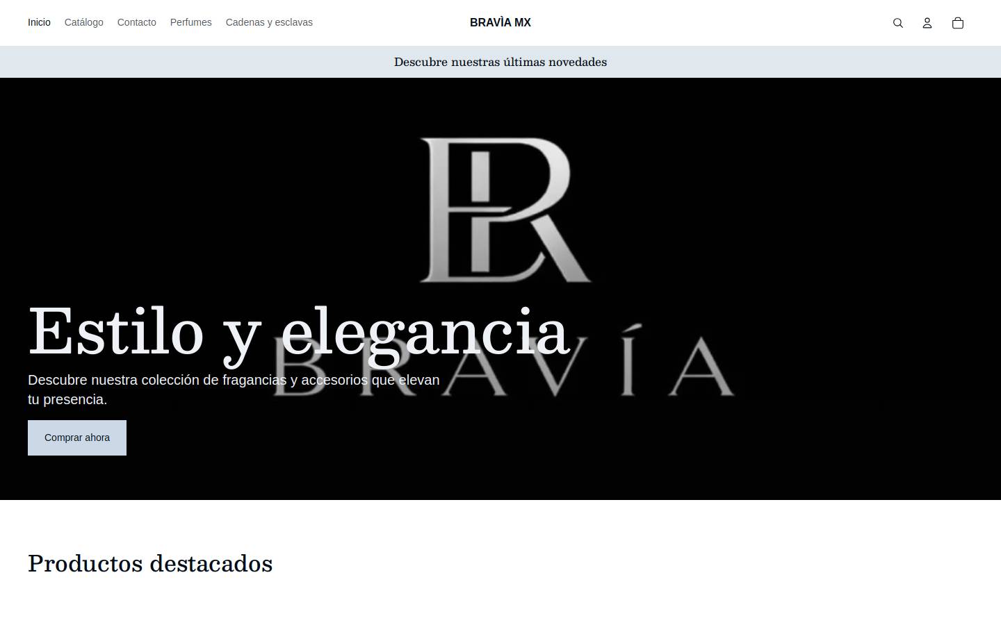 braviamx.com homepage screenshot