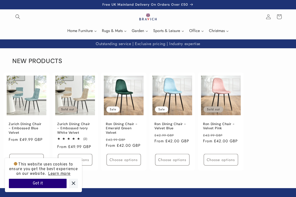 Bravich homepage screenshot