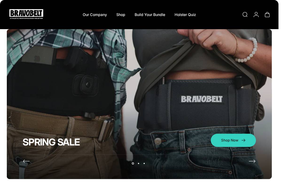 bravobelt.com homepage screenshot