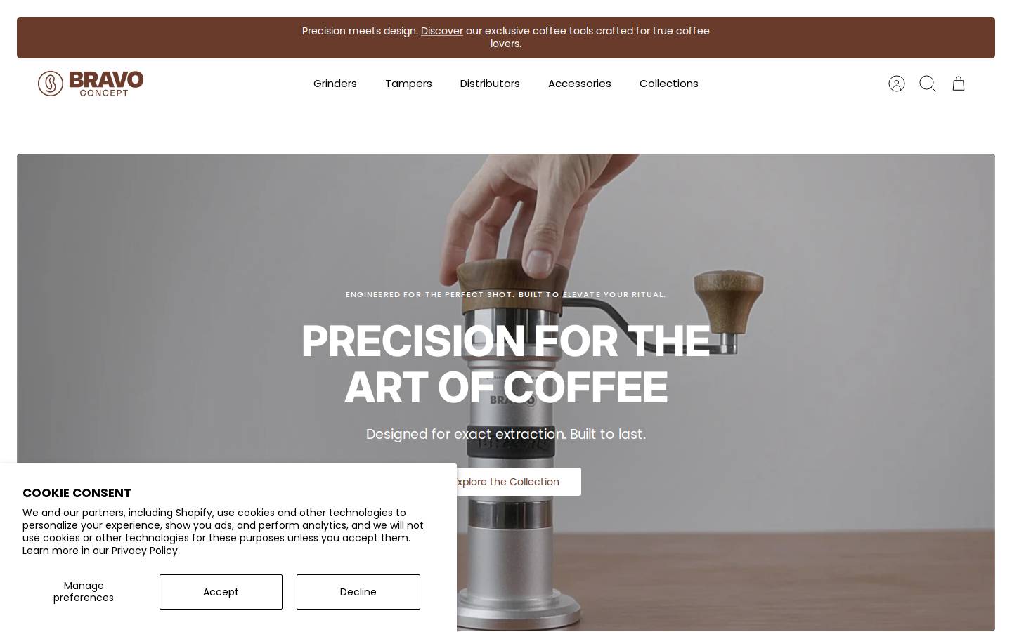 bravoconcept.com homepage screenshot