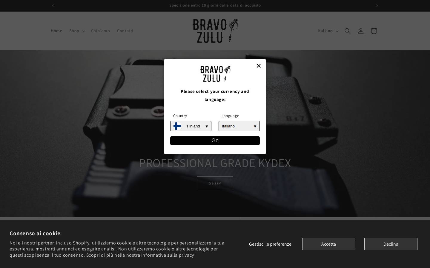 bravozulu.it homepage screenshot