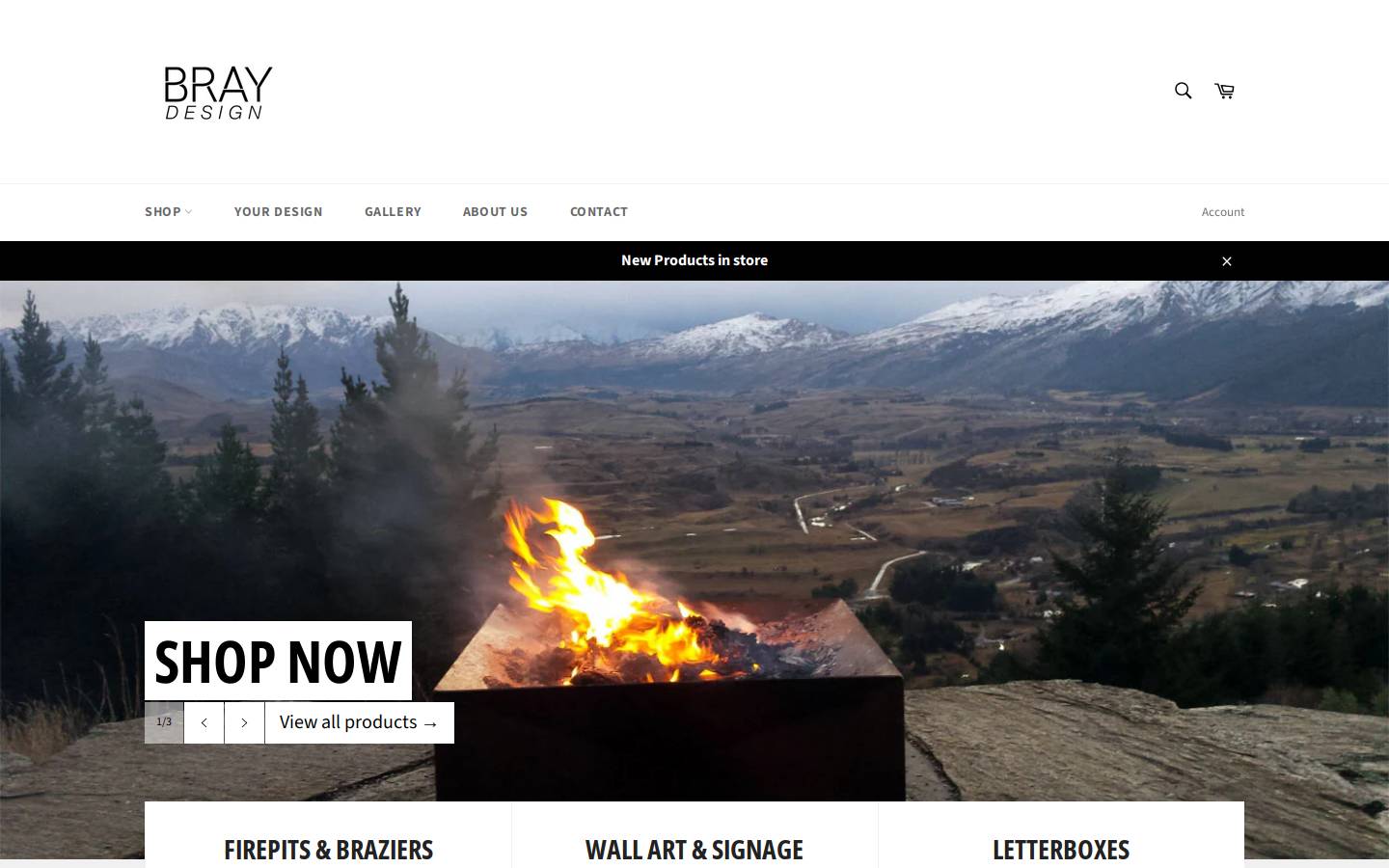braydesign.co.nz homepage screenshot