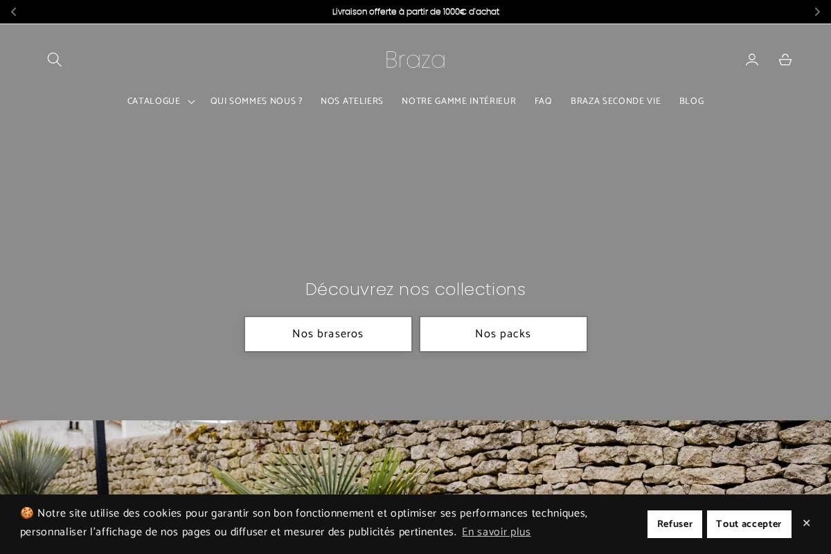braza.fr homepage screenshot