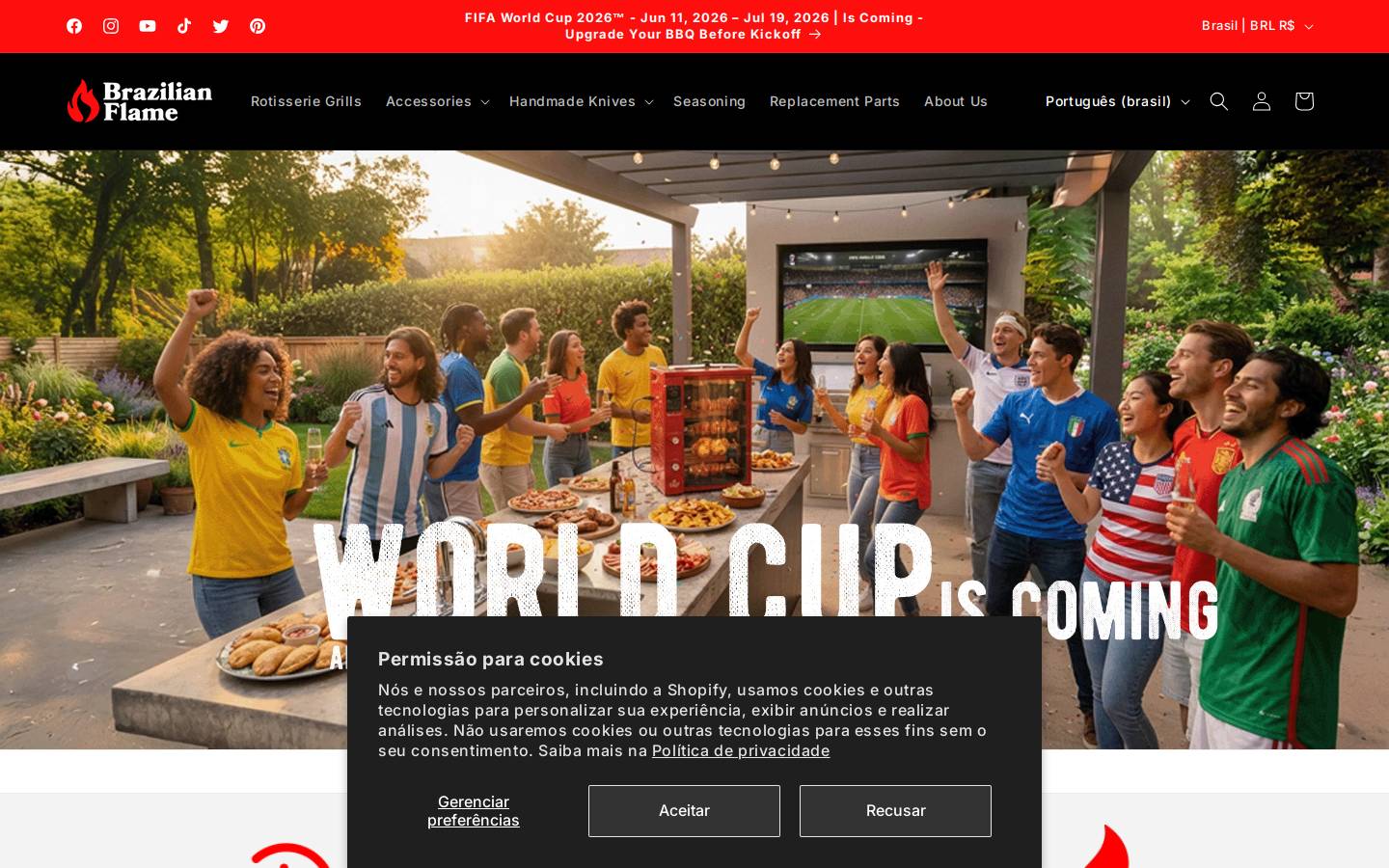 brazilianflame.com.br homepage screenshot