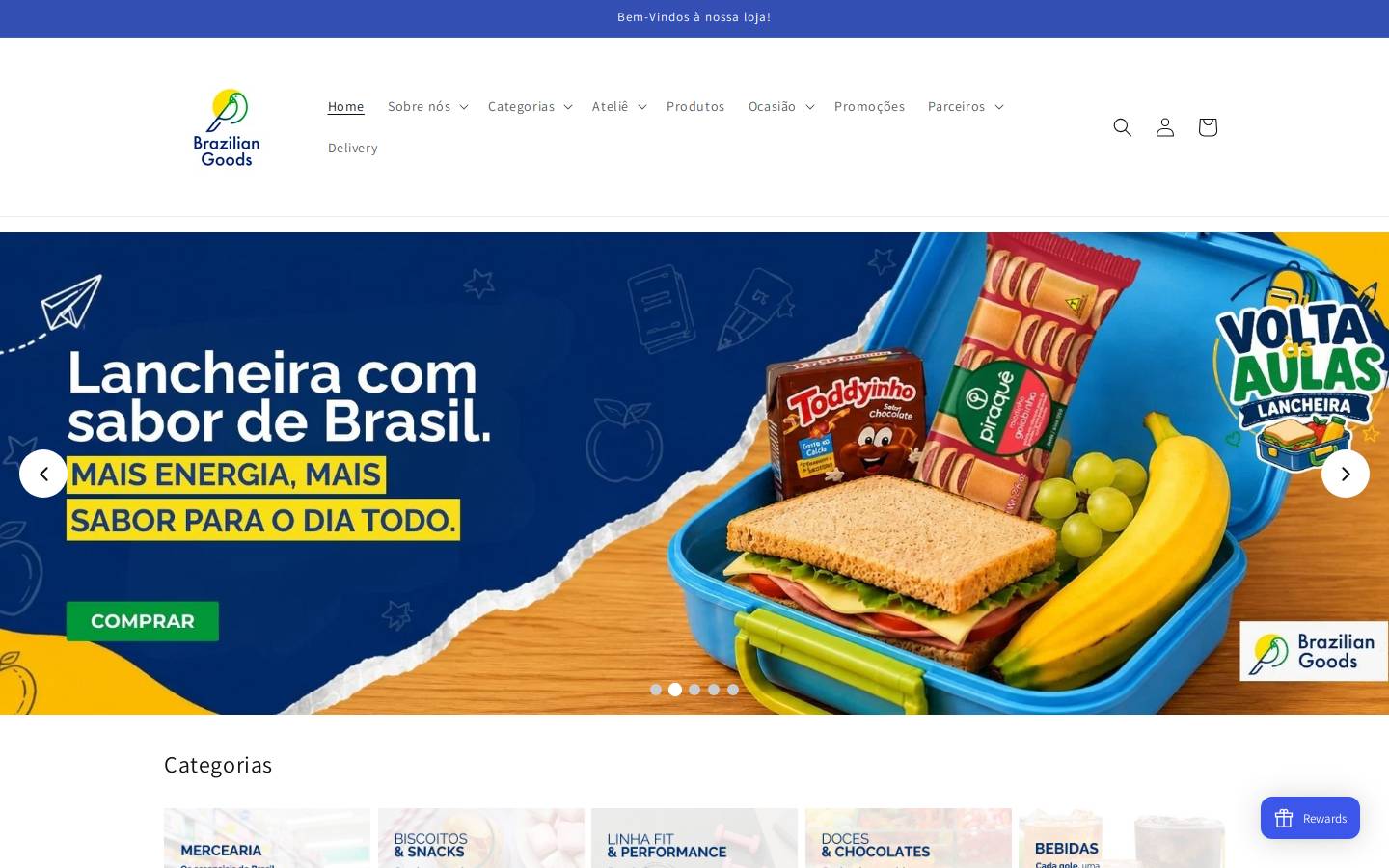 braziliangoodsonline.com homepage screenshot
