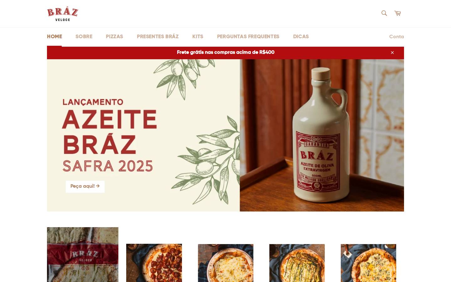 brazveloce.com.br homepage screenshot