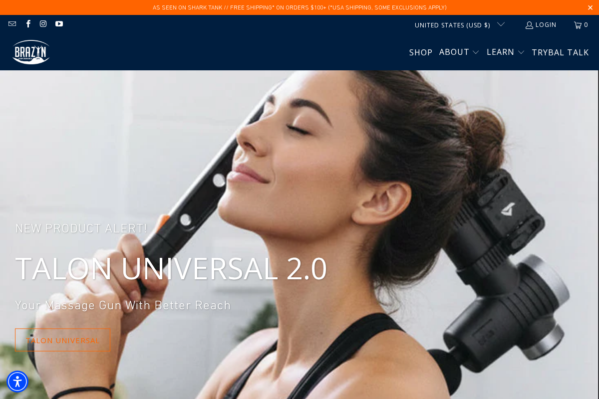 brazynlife.com homepage screenshot