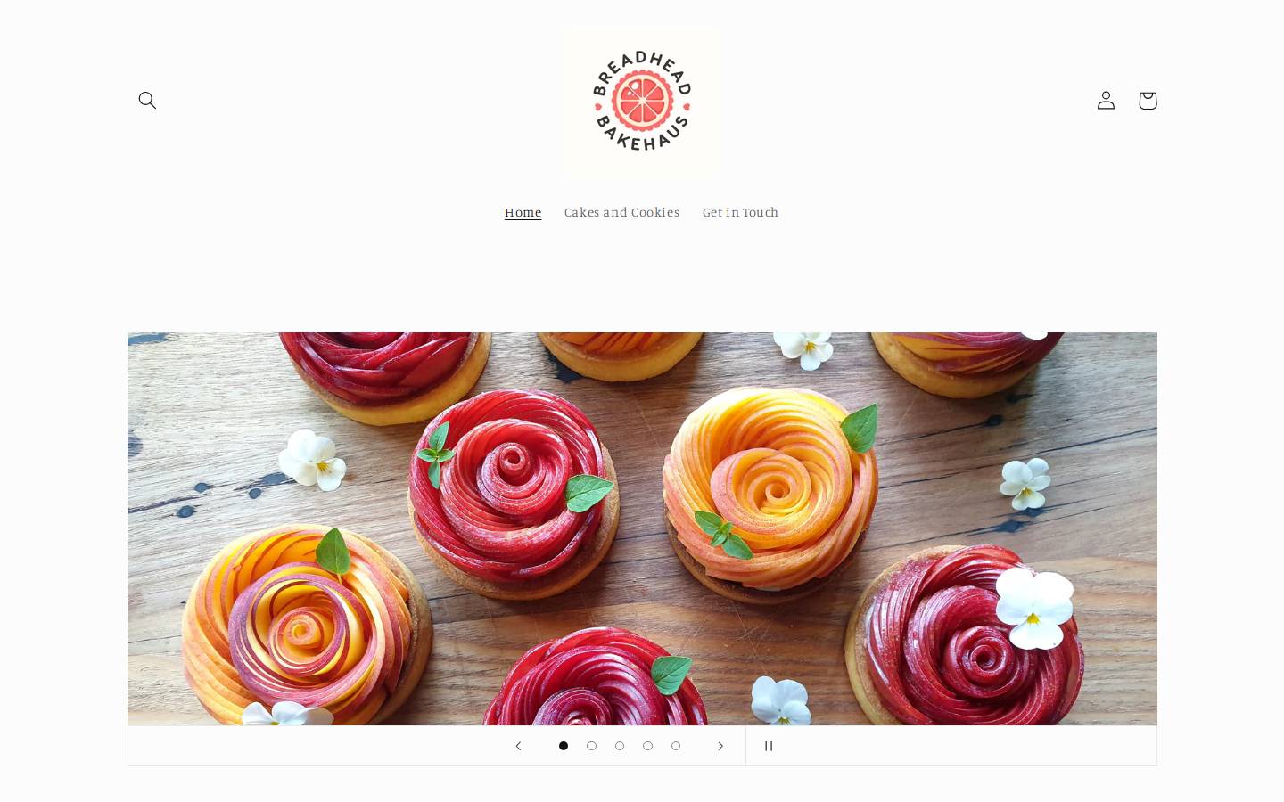 breadheadbakehaus.com.au homepage screenshot