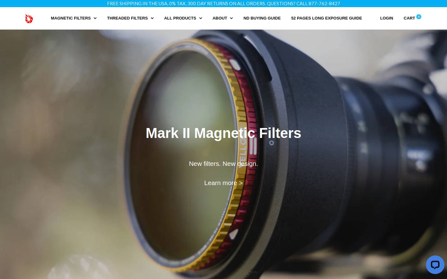 Breakthrough homepage screenshot