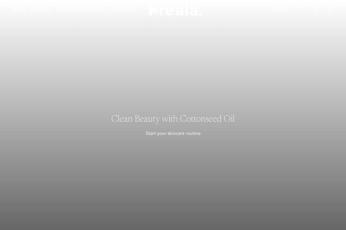 Breala™ homepage screenshot