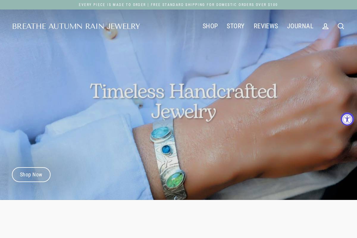 breatheautumnrain.com homepage screenshot