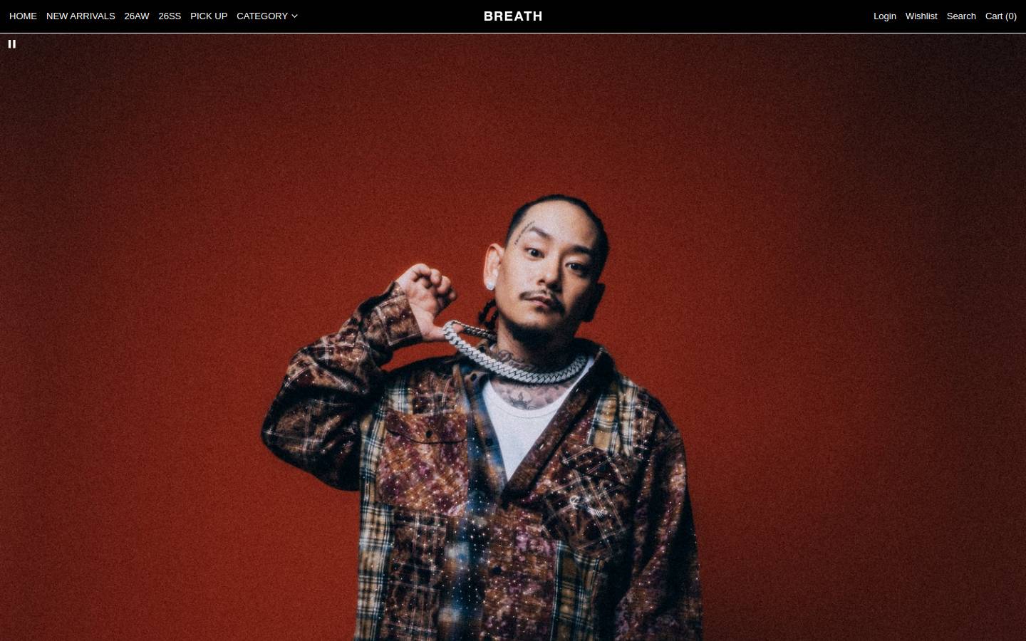 Breathofficial homepage screenshot