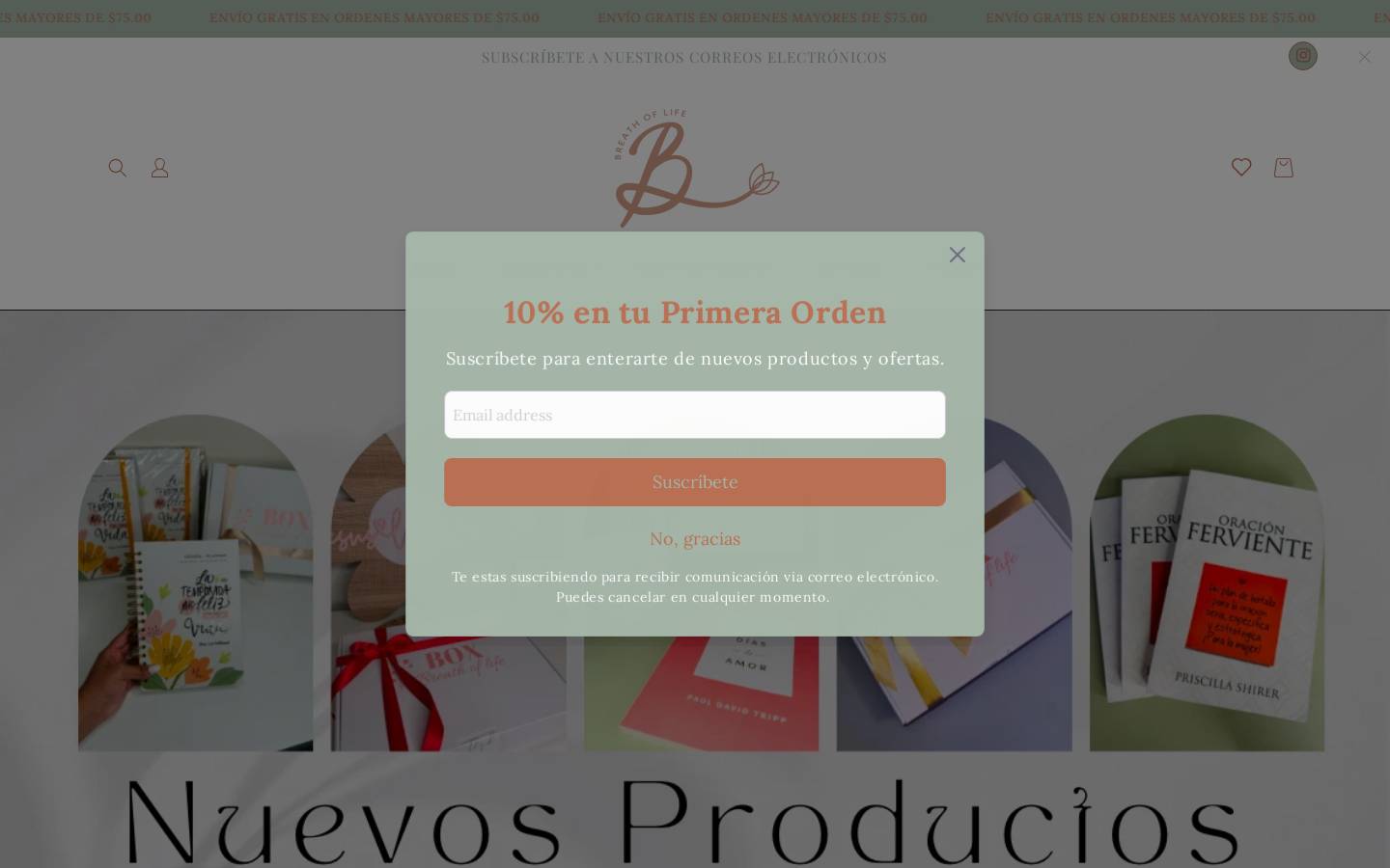 breathoflifepr.org homepage screenshot