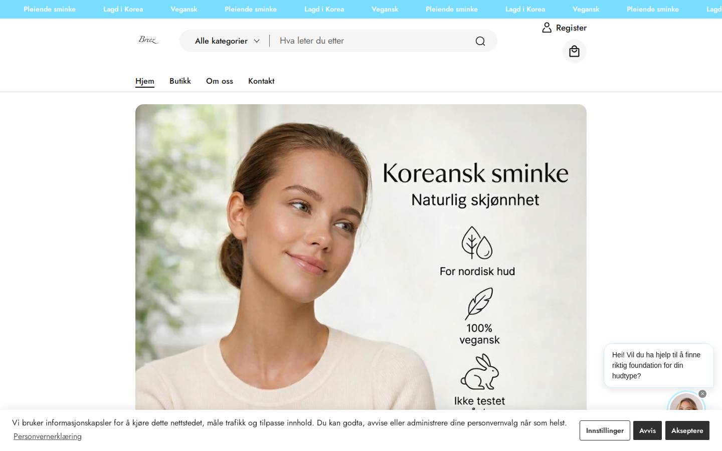 Breez homepage screenshot