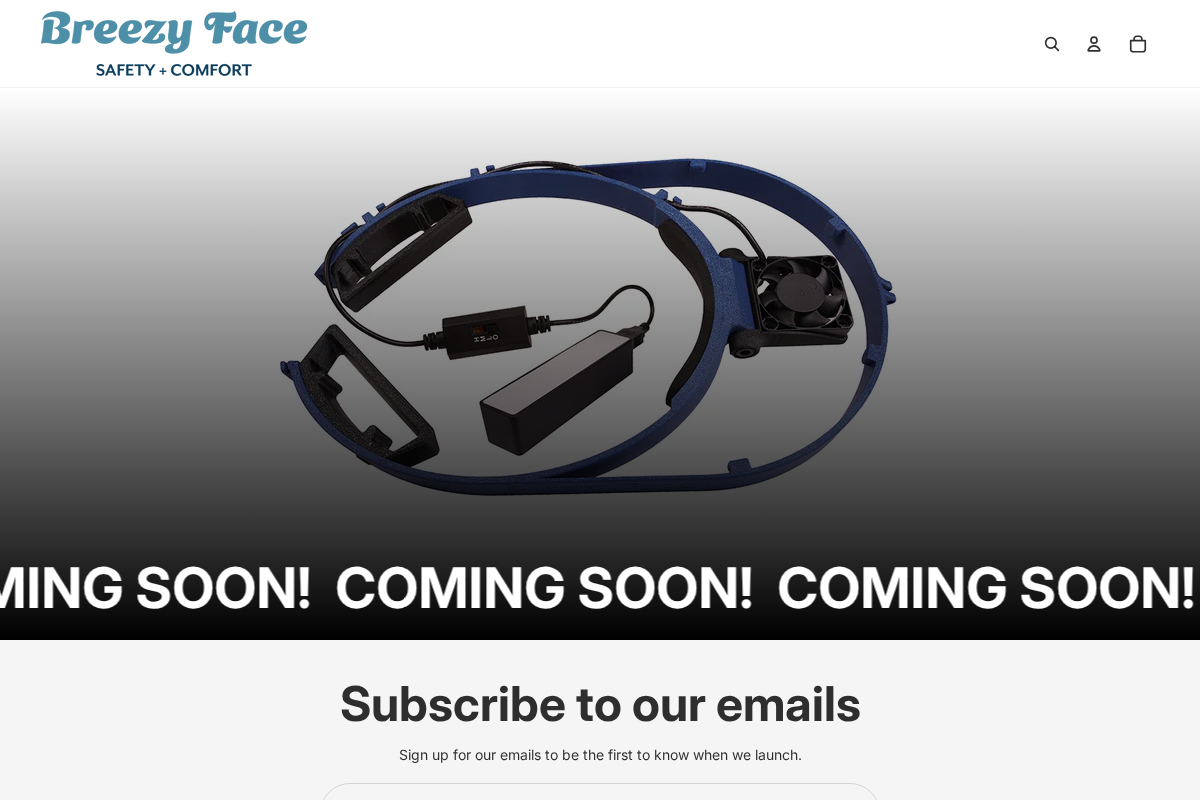 Breezy Face homepage screenshot