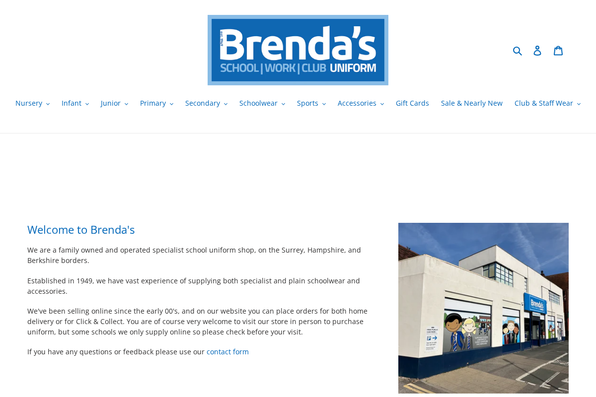 brendas.co.uk homepage screenshot