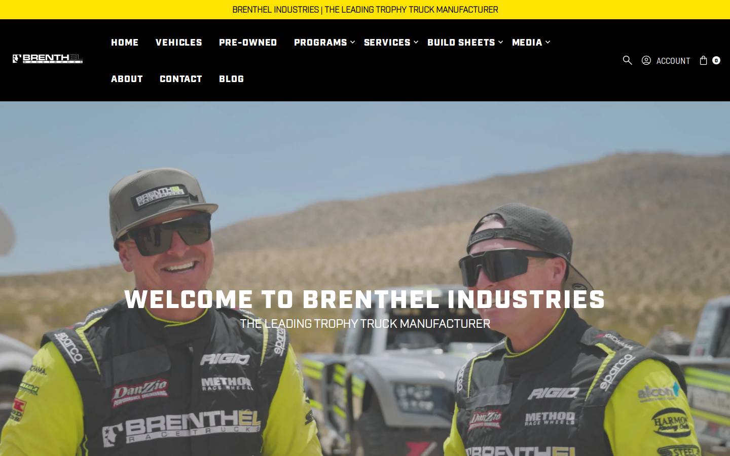 brenthelindustries.com homepage screenshot