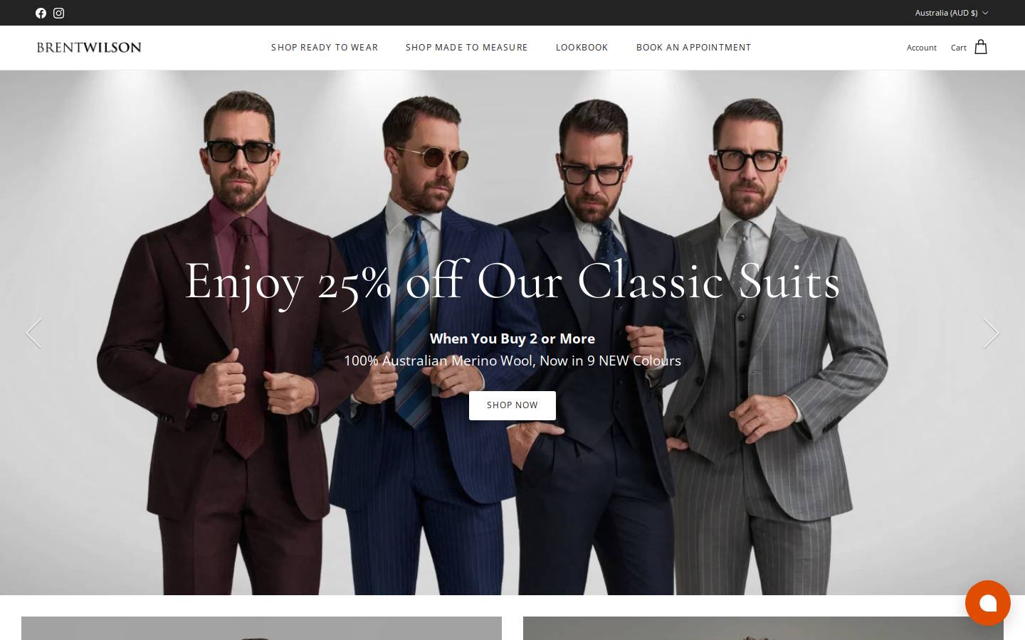 Brent Wilson homepage screenshot