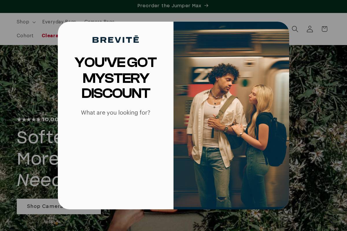 brevite.co homepage screenshot