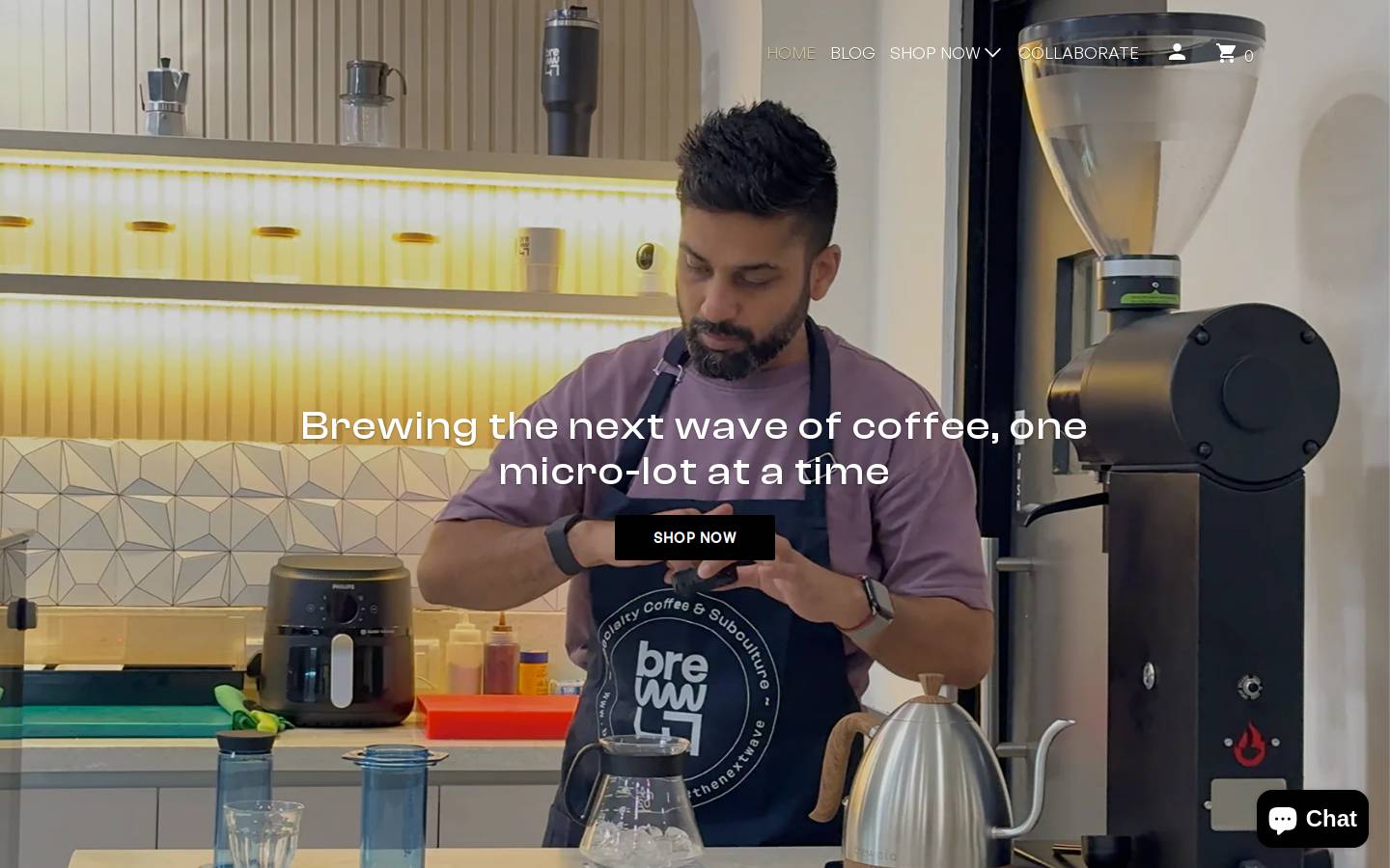 brew47.com homepage screenshot