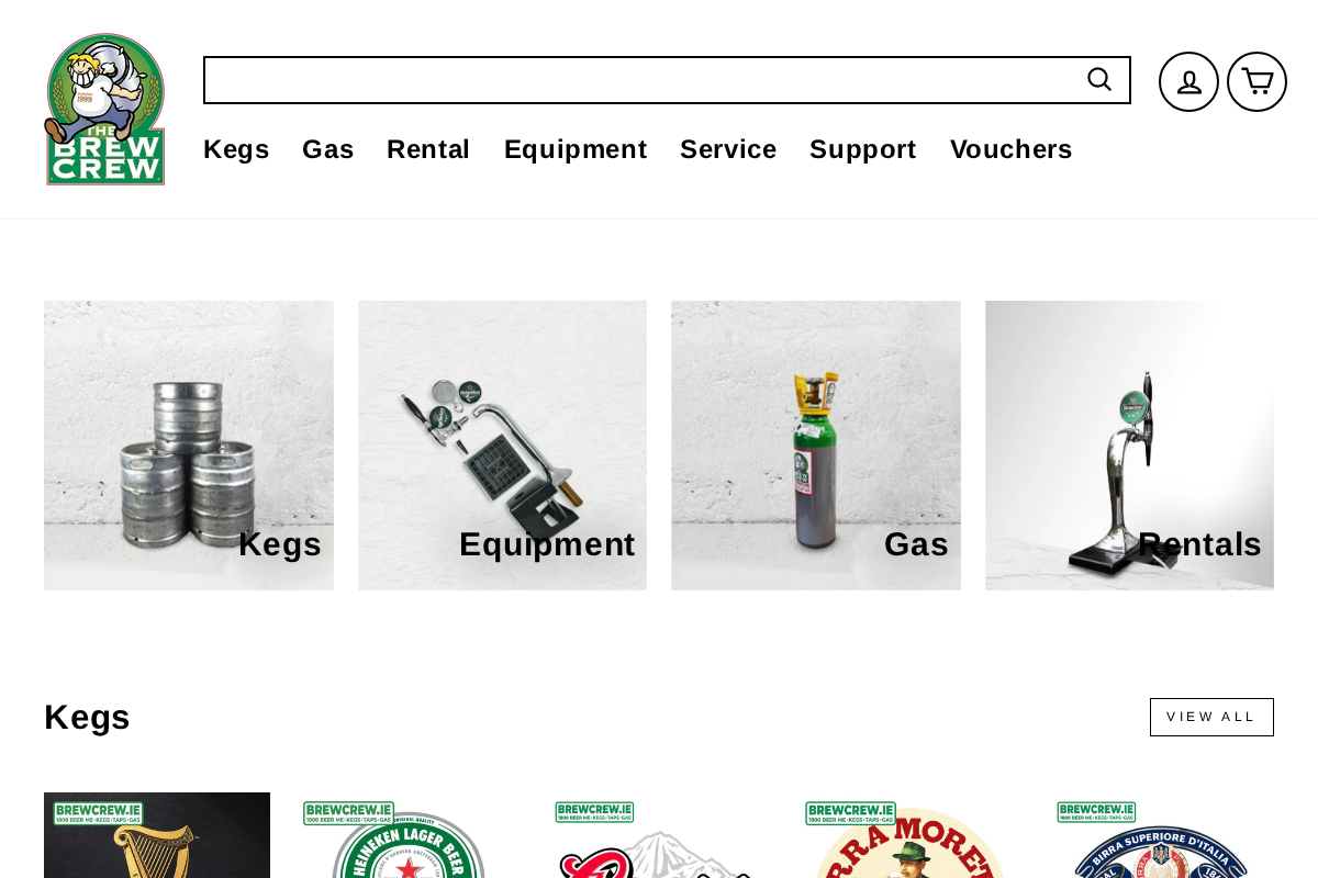 The Brew Crew - Beer Distributor  homepage screenshot
