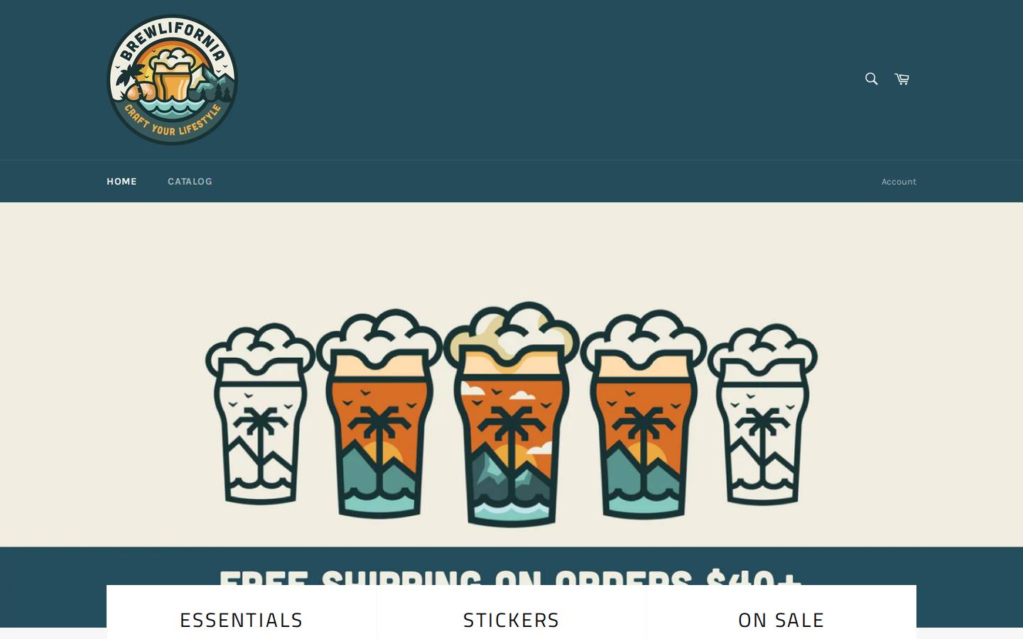 brewlifornia.com homepage screenshot