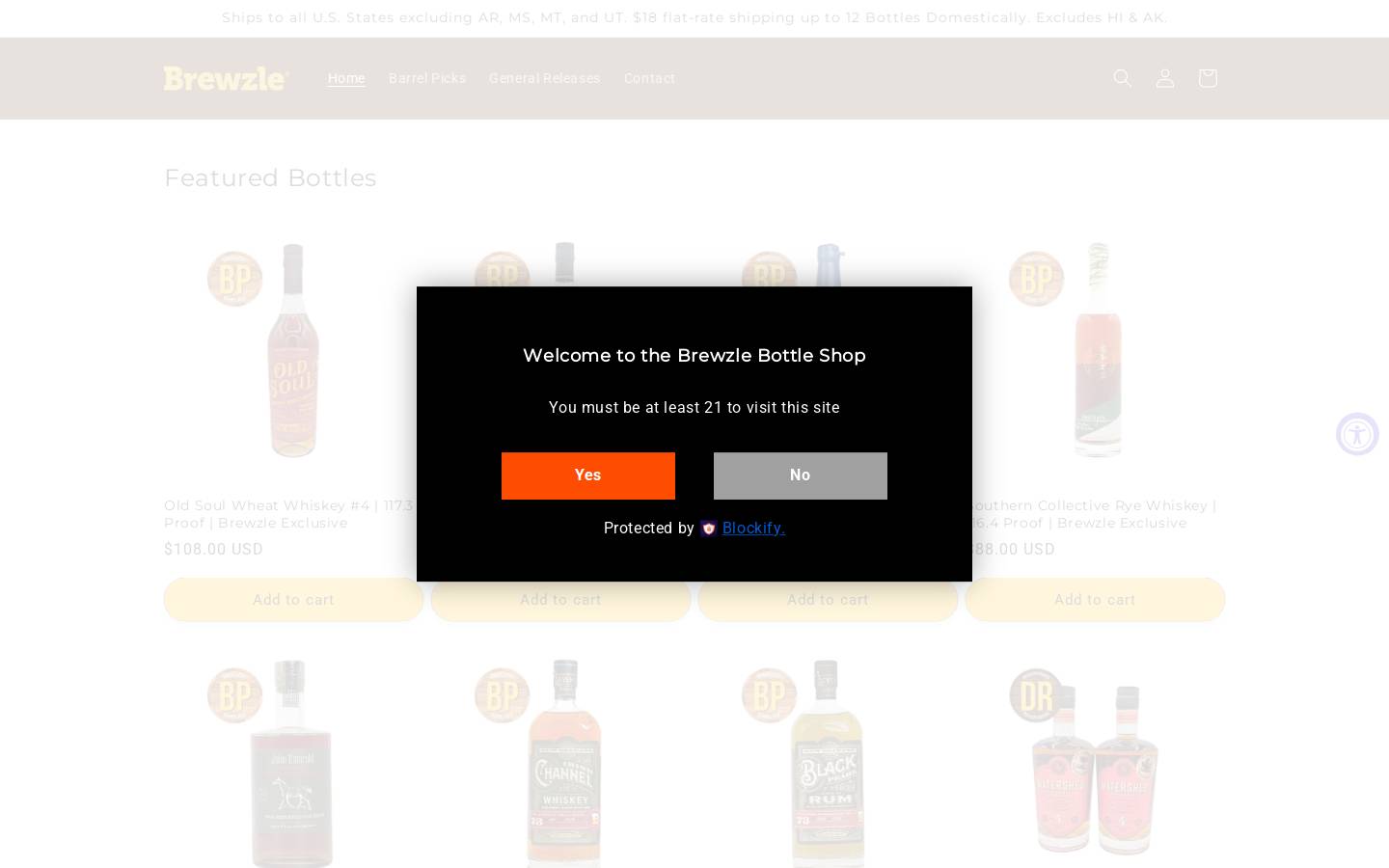 brewzlepicks.com homepage screenshot