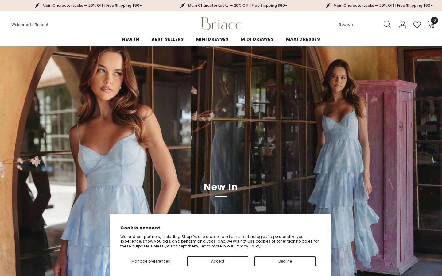 briacc.com homepage screenshot