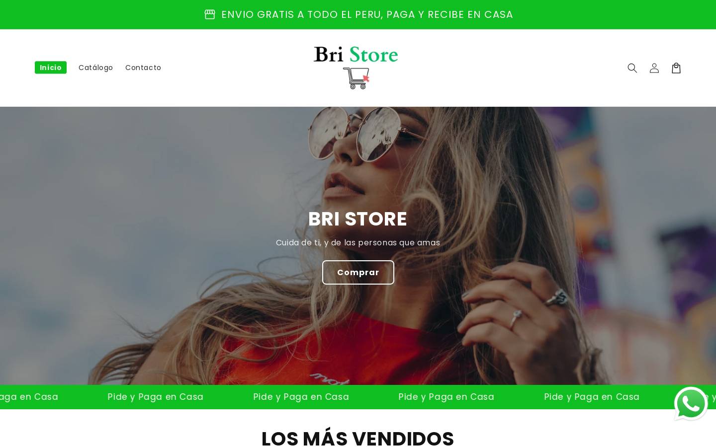 briana.store homepage screenshot