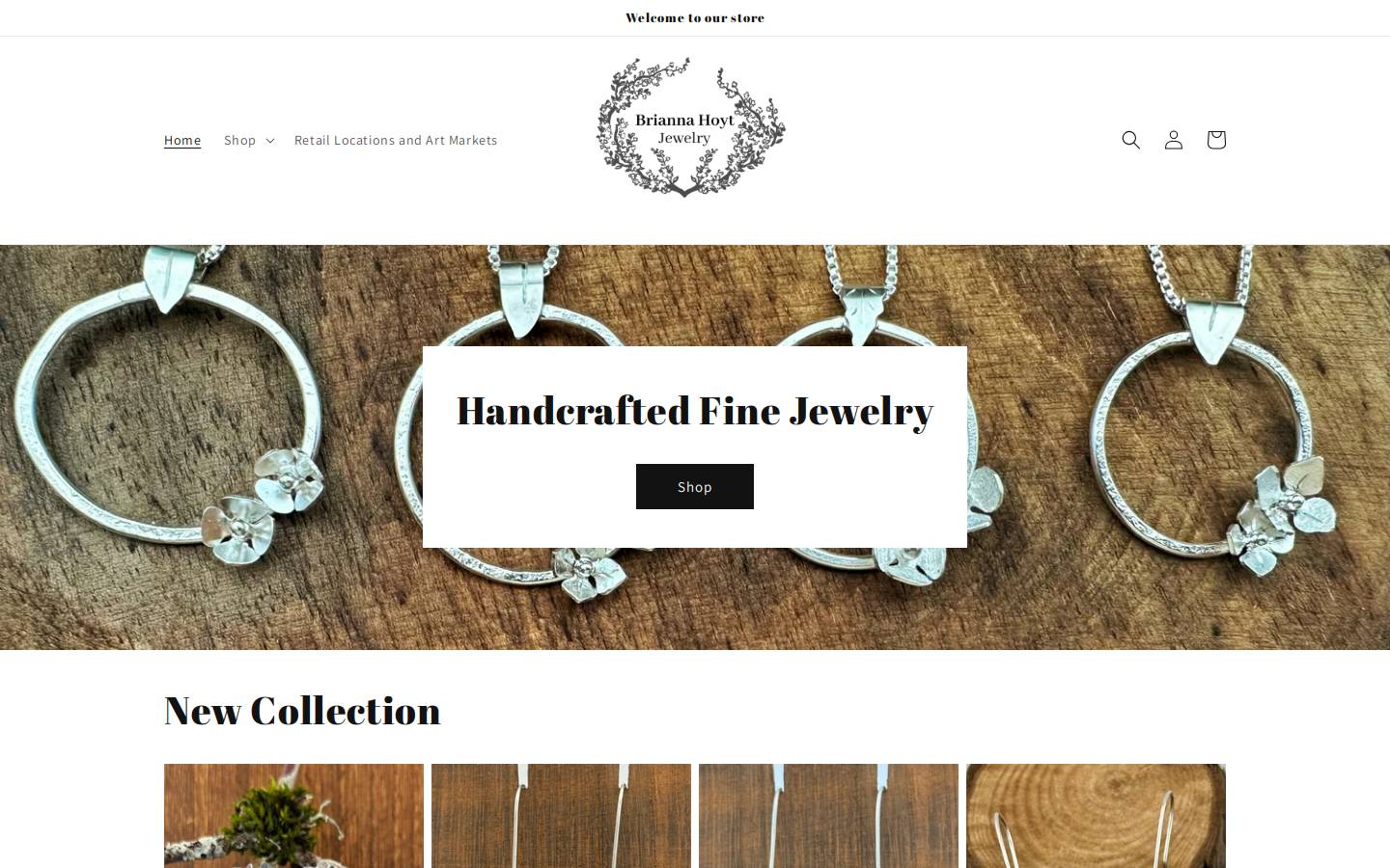 briannahoyt.com homepage screenshot