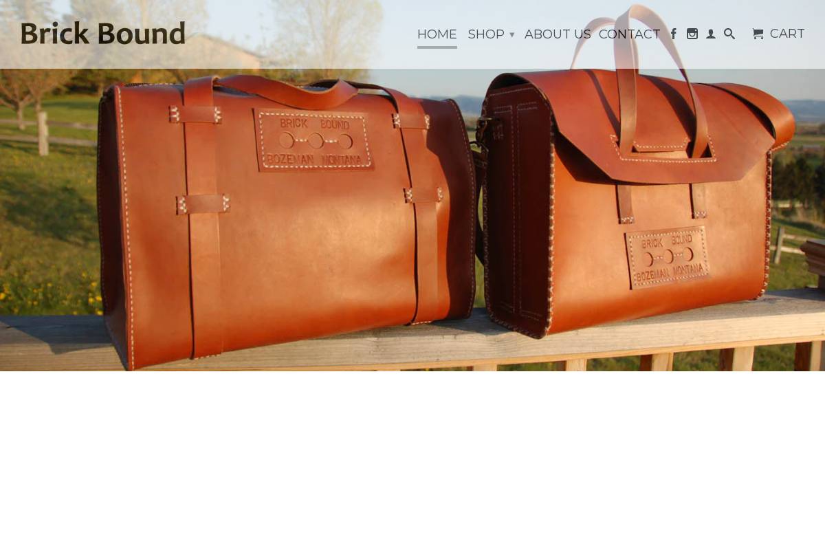 brickbound.com homepage screenshot