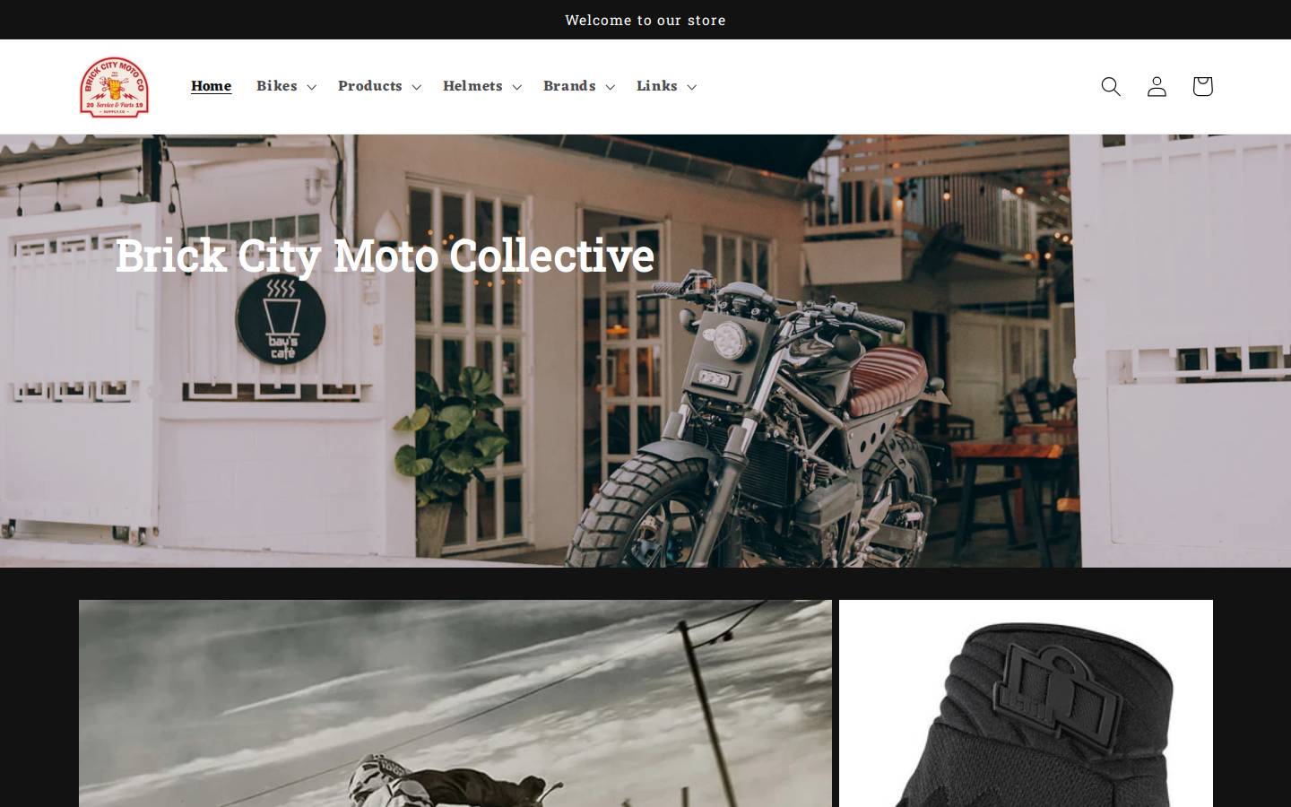 brickcitymotoco.com homepage screenshot