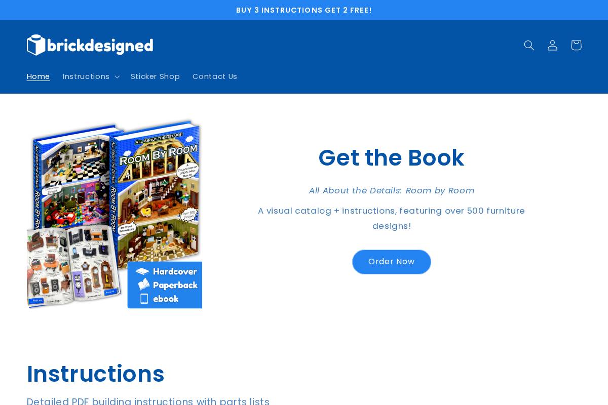 brickdesigned.com homepage screenshot