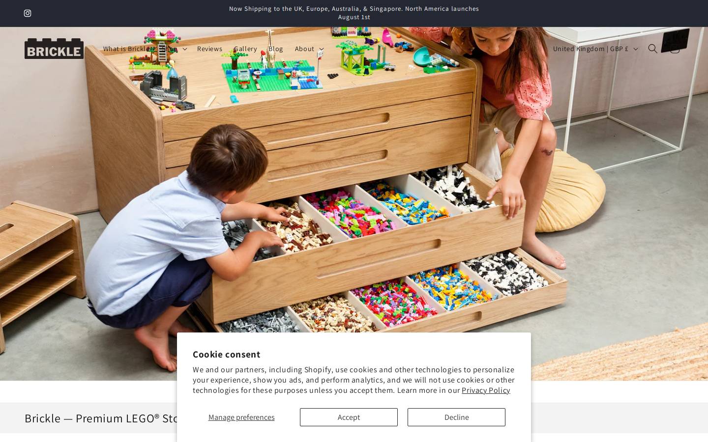 brickle.co homepage screenshot