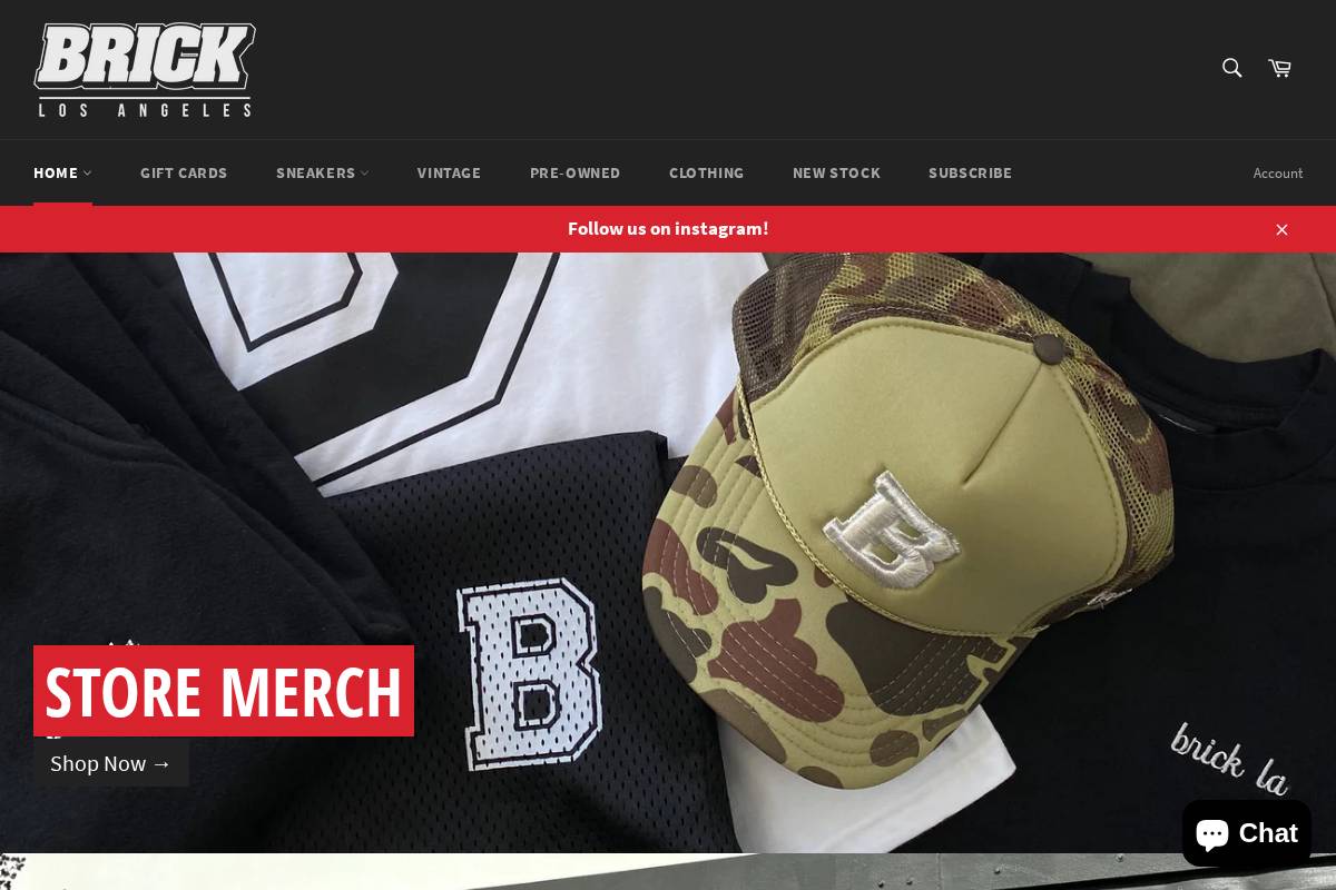 bricklosangeles.la homepage screenshot