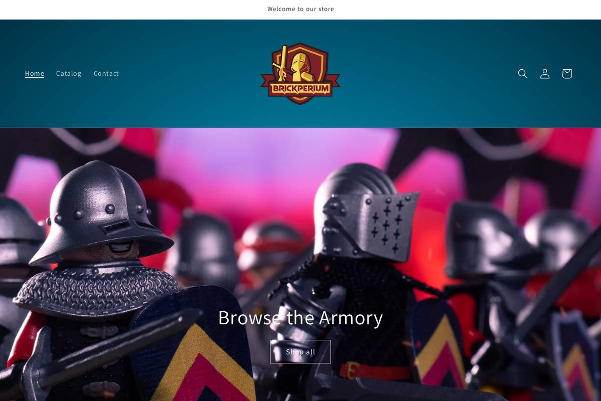 brickperium.com homepage screenshot