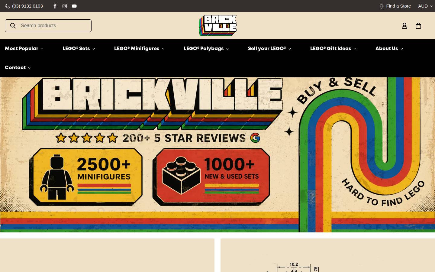 brickville.com.au homepage screenshot