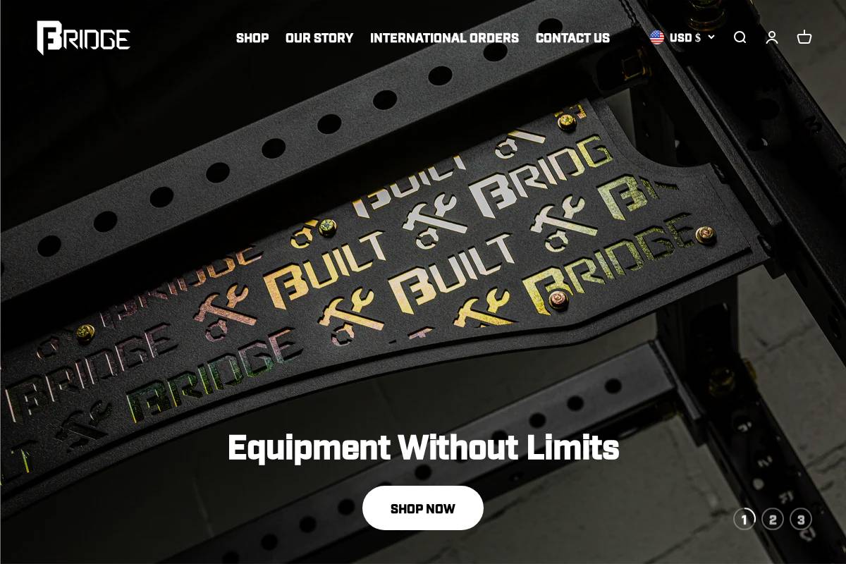 bridgebuilt.com homepage screenshot