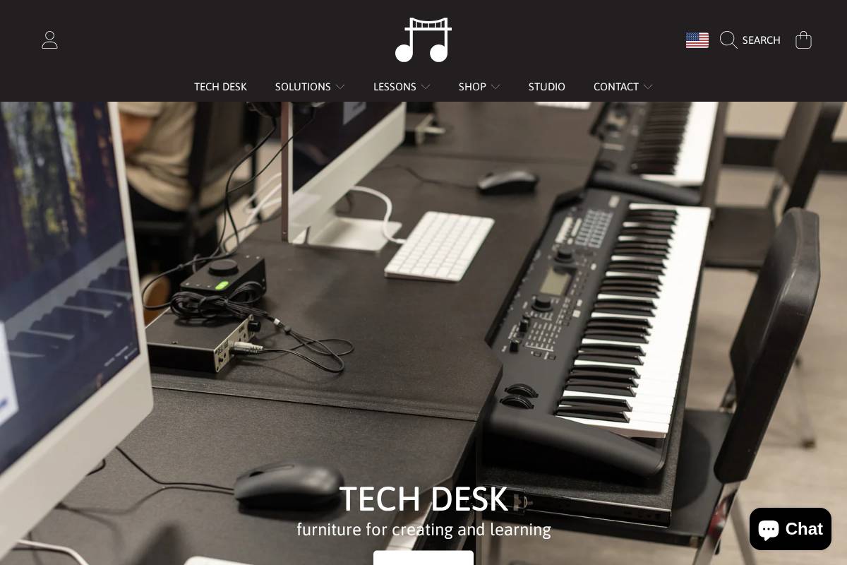 bridgesetsound.com homepage screenshot