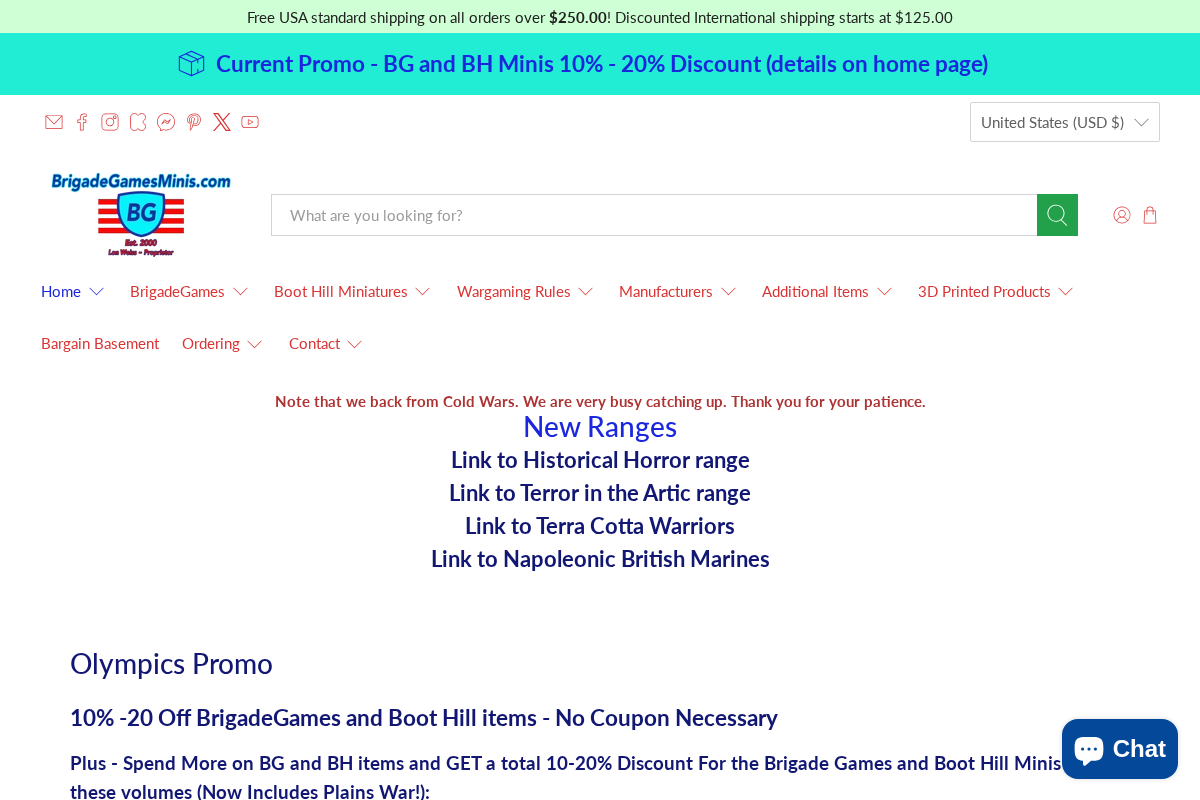 brigadegamesminis.com homepage screenshot