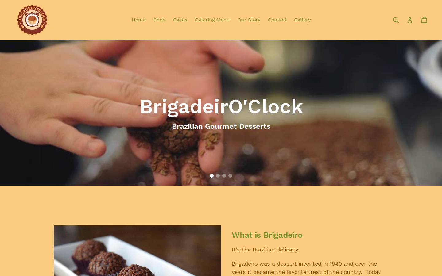 brigadeiroclock.com homepage screenshot
