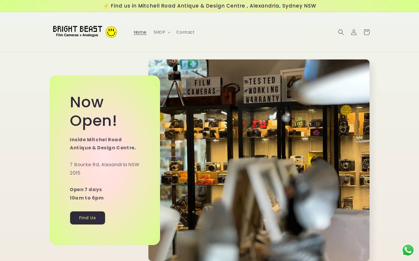 brightbeast.com.au homepage screenshot