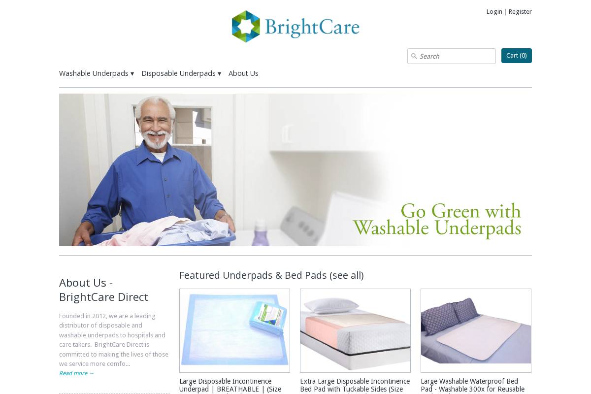 brightcaredirect.com homepage screenshot