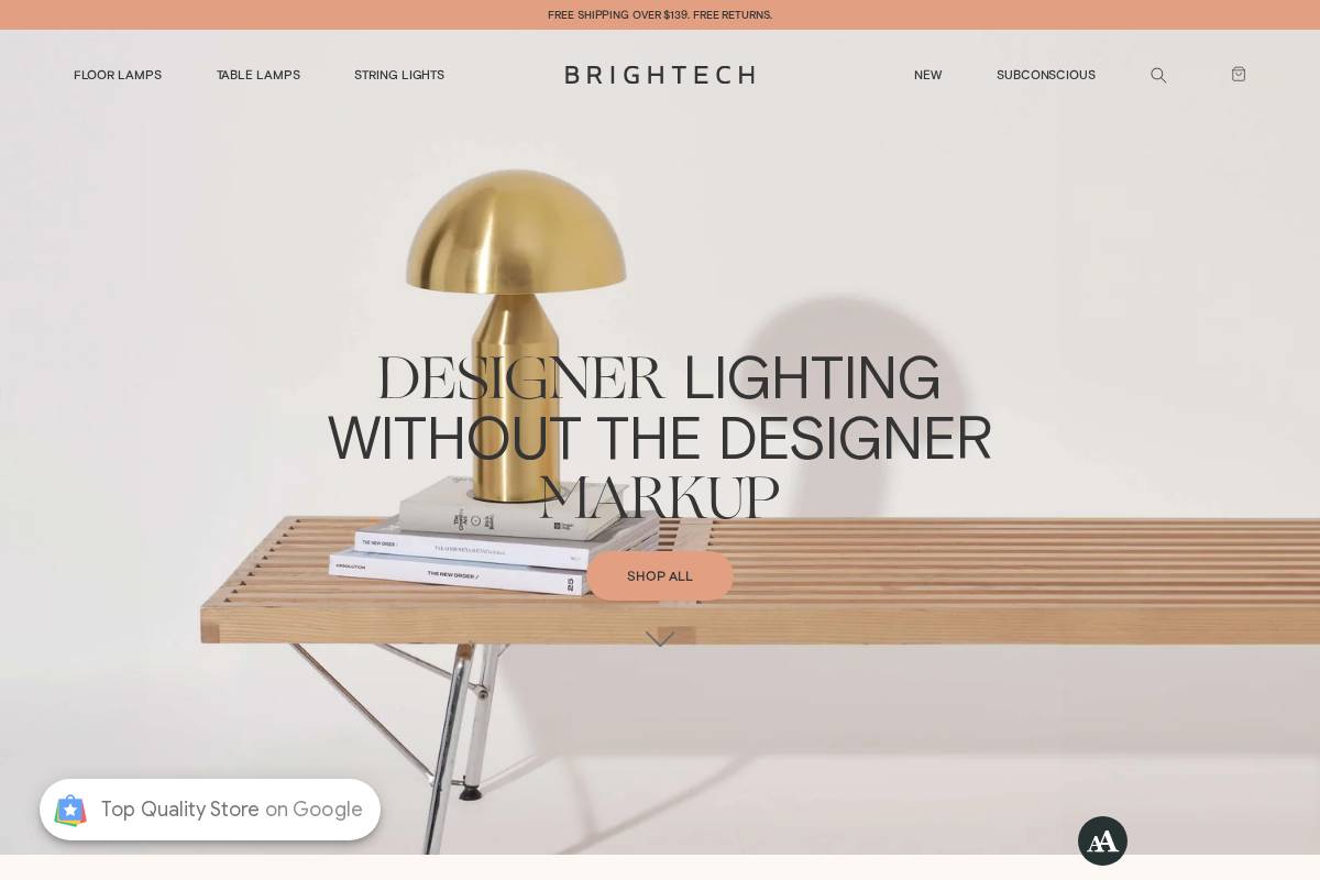 brightech.com homepage screenshot
